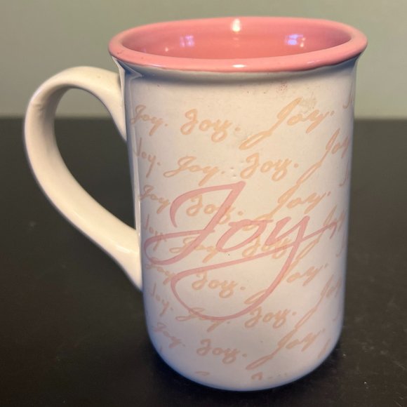 Set of 3 Gibson PEACE, HOPE & JOY Ceramic Mugs ~ Inspirational ~ Advent Words - Picture 3 of 12